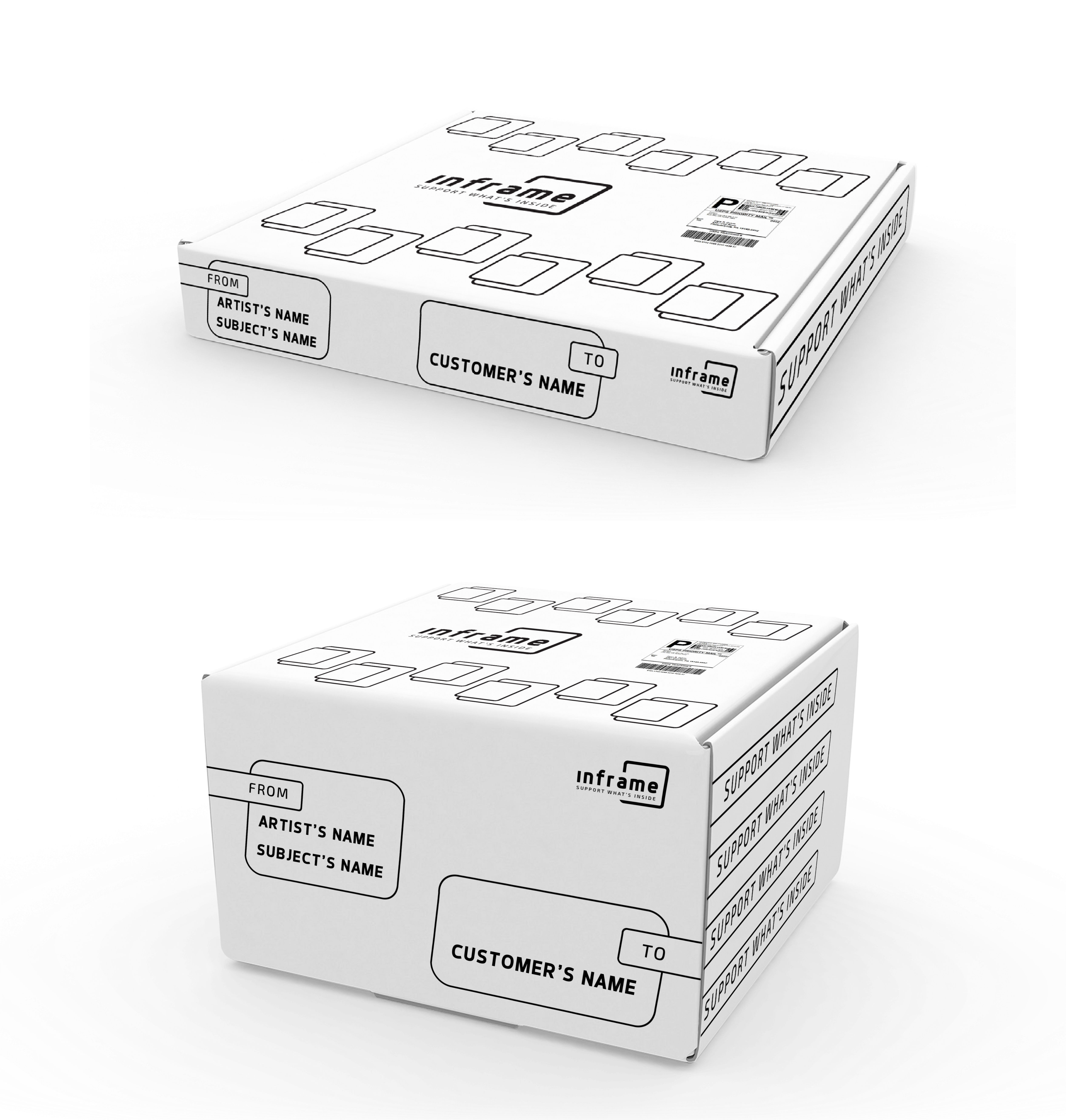 Inframe Box Mockup